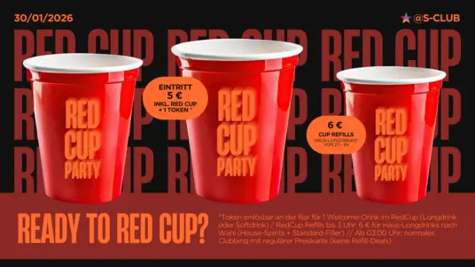 RedCupParty@S-club (Querformat)